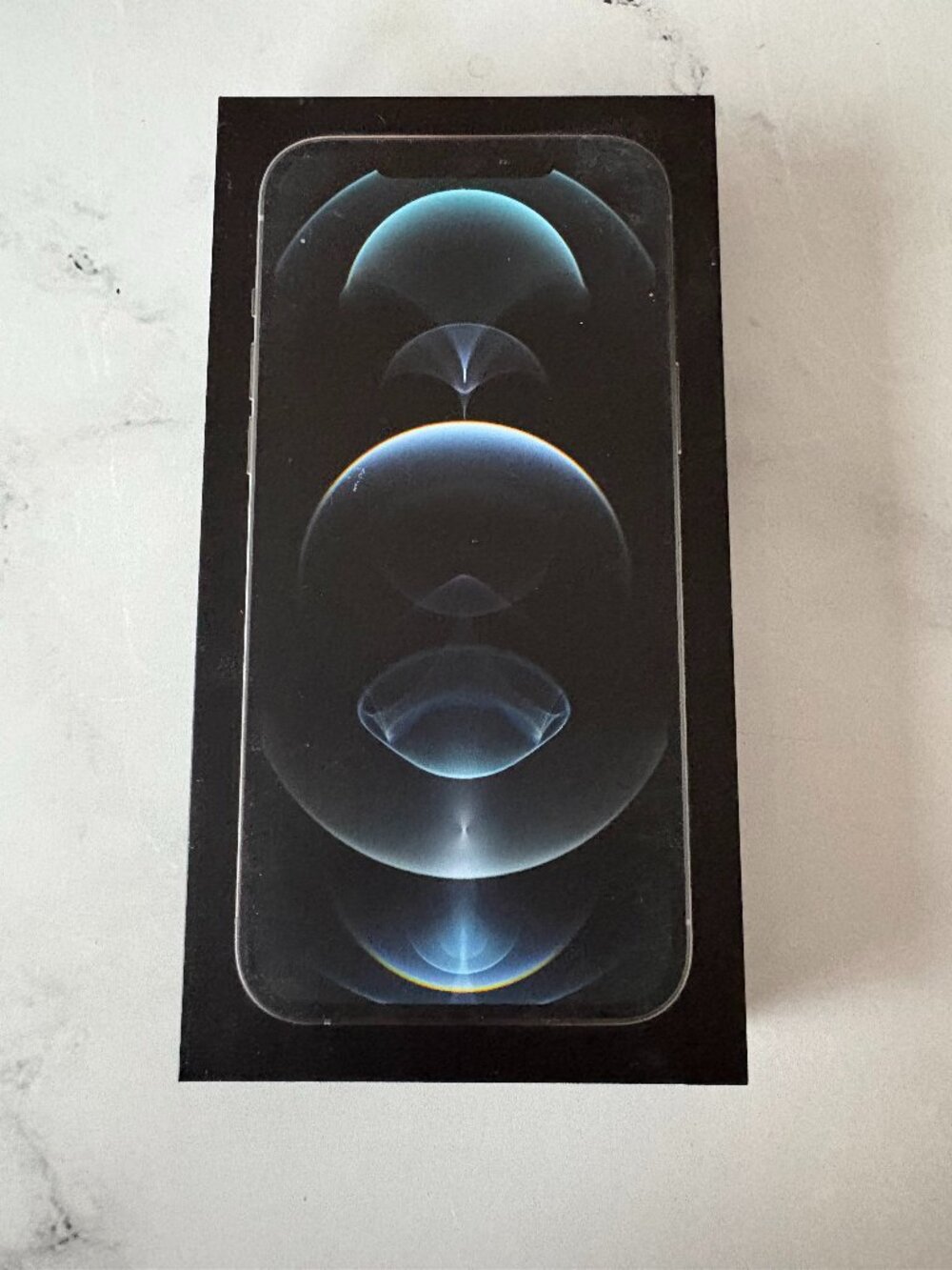 Empty Box for Apple iPhone 12 Pro Max, Silver 128GB BOX (No Phone)